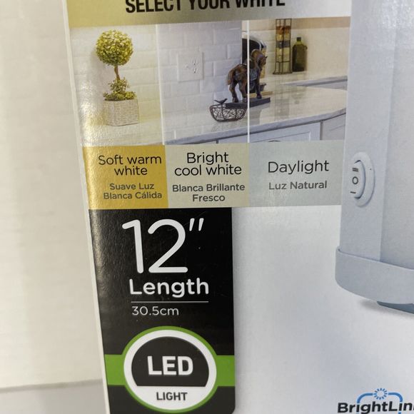 Enbrighten 12" LED Light 3 Settings 413 Lumens Dimmable Linkable 38938 Plug-in - Picture 6 of 12